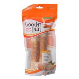 Healthy Hide Good 'n' Fun Triple-Flavor Rolls - Beef, Pork & Chicken - 7" Rolls - 2 Pack