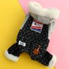 Puppy Clothes Pet Clothing Cat Cotton Clothes Bichon Four Feet In Autumn And Winter Thick Warm Fleece