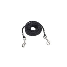 Coastal Poly Petite Dog Tie Out Black 5-32 in x 10 ft