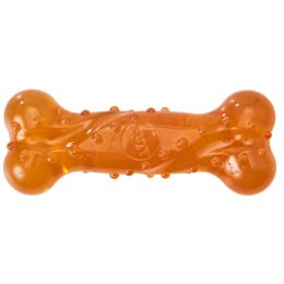 Spot Play Strong Scent-Sation Bone Dog Toy Orange 6in