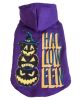 Pet Life LED Lighting Halloween Happy Snowman Hooded Sweater Pet Costume