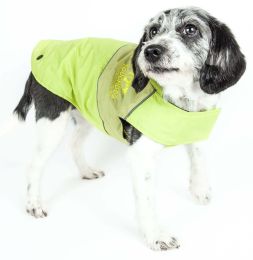 Touchdog Lightening-Shield Waterproof 2-in-1 Convertible Dog Jacket w/ Blackshark technology (size: X-Large)