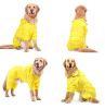 Golden hair raincoat dog Samoye medium-sized large dog border dog raincoat full package four foot pet big dog clothes