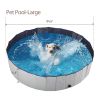 Foldable Pet Bath Pool, Collapsible Dog Bathing Tub, Kiddie and Toy Pool for Dogs Cats and Kids