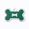 Metal Pet ID Tags With Pink Bone Shape For Dogs & Cats